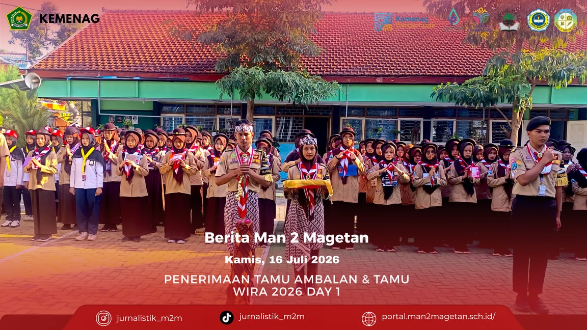 PTA PTW Day 1 MAN 2 MagetanKamis, 16 Juli 2026Organisasi Pramuka dan PMR MAN 2 Magetan berkolabo