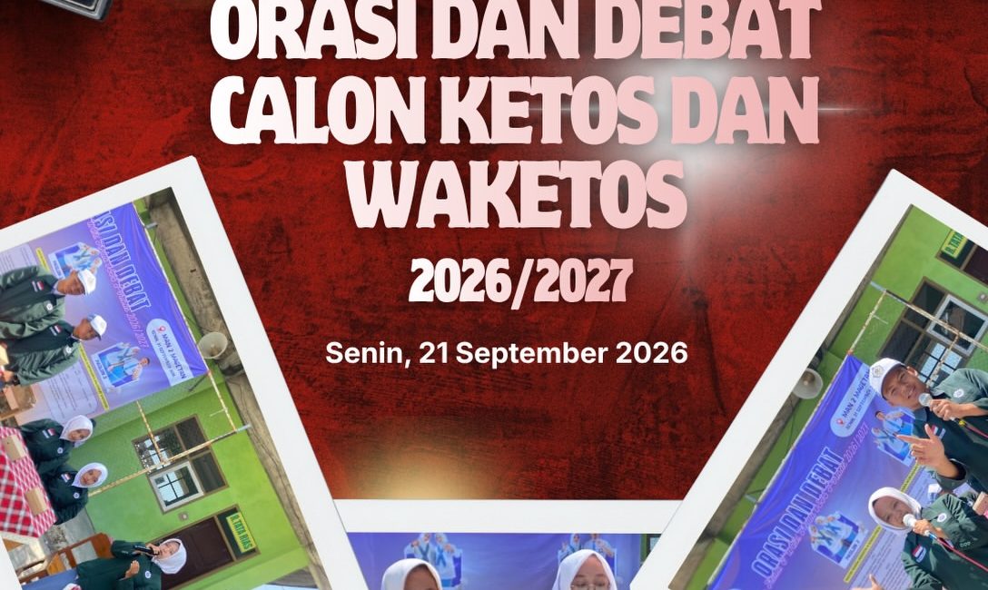 Orasi dan Debat Kandidat Ketua dan Wakil Ketua OSIS MAN 2 Magetan Periode 2026-2027MAN 2 Magetan (1)
