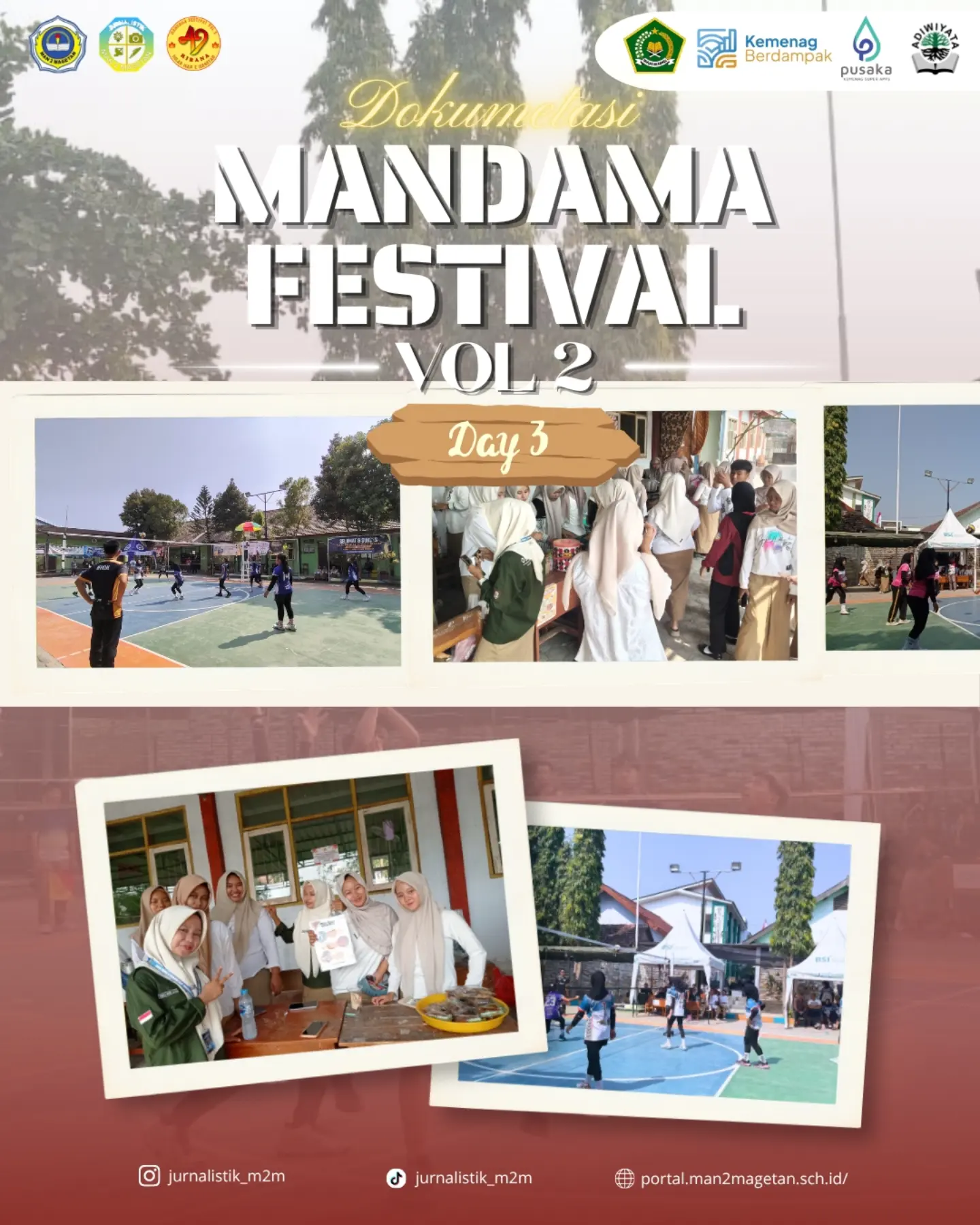 Memasuki Day 3, persaingan di cabang olahraga bola voli Mandama Festival Vol. 2 semakin memanas (3)